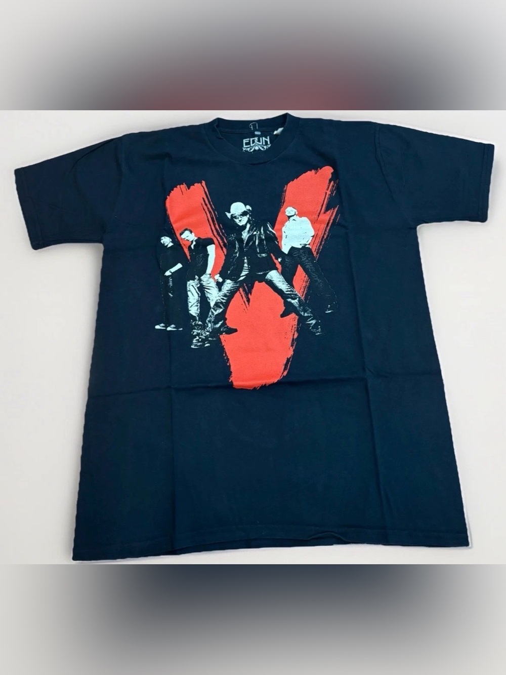 Vintage U2 T-Shirt Vertigo Tour Size Large Band Tee Rock Y2K Vintage Bono Tee 05